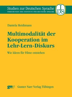 cover image of Multimodalität der Kooperation im Lehr-Lern-Diskurs